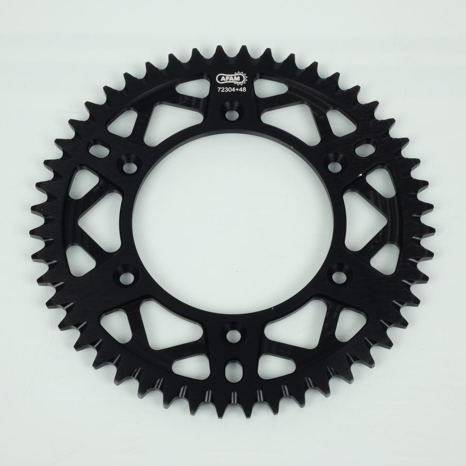 Couronne Afam 48 dents pas 520 en alu pour moto KTM 300 EXC de 2001 à 2024