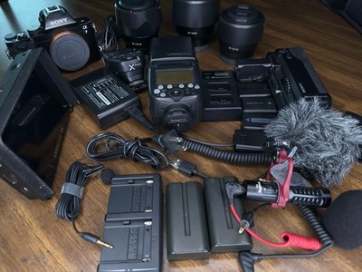 Sony Alpha A7 24.3 MP Mirrorless Digital Camera - Creator Bundle