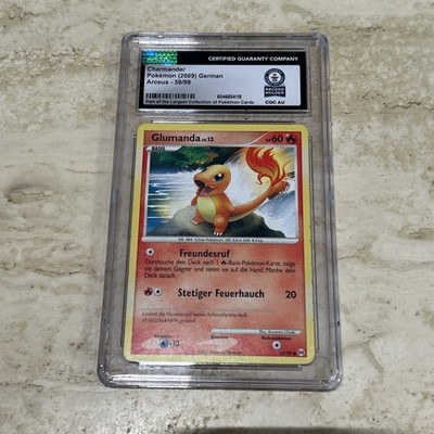 CGC AU World Record Holder Charmander German Arceus 59/99 Gray