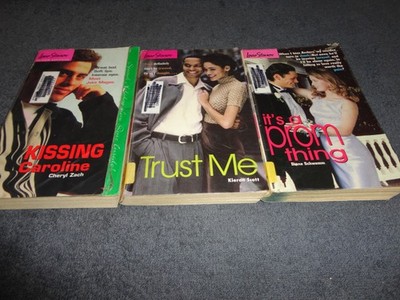 KISSING CAROLINE,CHERYL ZACH/TRUST ME,KIERAN SCOTT & MORE -LOVE STORIES BOOKS