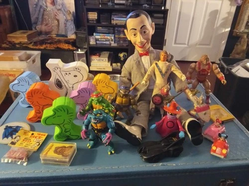 Vintage Toys Lot (Pokemon Pee Wee Herman Batman)