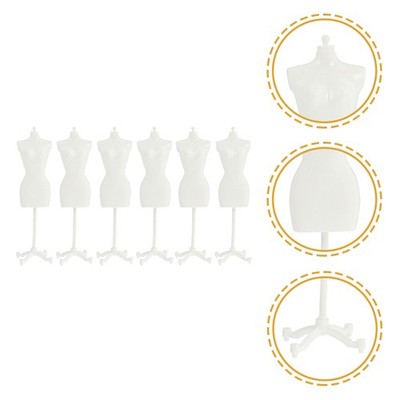  6 Pcs Schaufensterpuppenständer Kleiderpuppe Mini -Schaufensterpuppe Stand