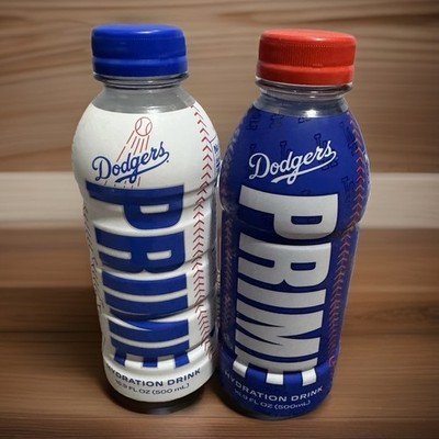 2 Rare Sealed Prime Hydration Drink Limited LA DODGERS WHITE +