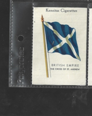 Kensitas Silk Cigarette Cards Flags of the British Empire  Cross of St. Andrew