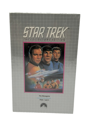 Star Trek: The Collector's Edition The Menagerie Parts 1 & 2 (VHS, 1991) New