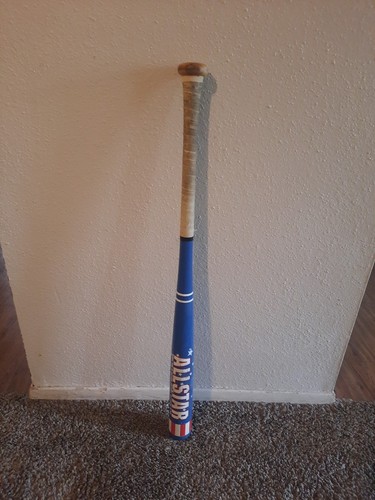 Pre-Owned Softball Bat Worth 600 FP Allstar Red White Blue Star Wooden 33" - Picture 1 of 6