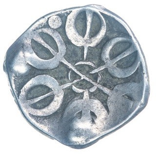 India Gandhara Taxila Janapada Silver 1/4 Satamana