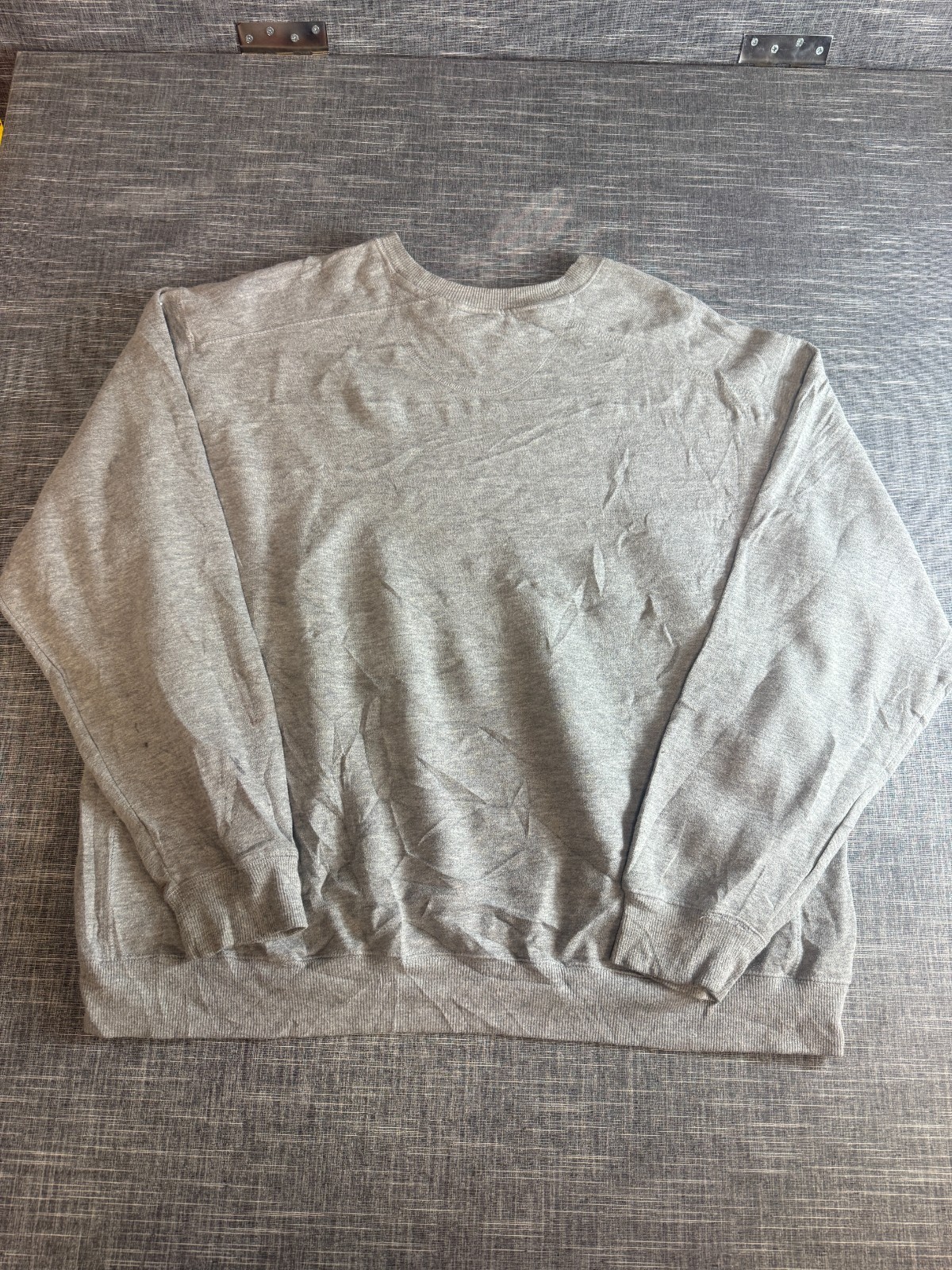 Starter Men's Sweatshirt Size 2XL Dark Heathered Grey Crewneck Embroidered Logo image 6