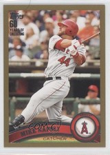 2011 Topps Gold 1851/2011 Mike Napoli #201 z6b