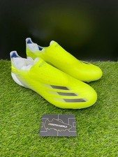 Image of Adidas X Ghosted+ FG - Size 8.5 UK - Yellow/White