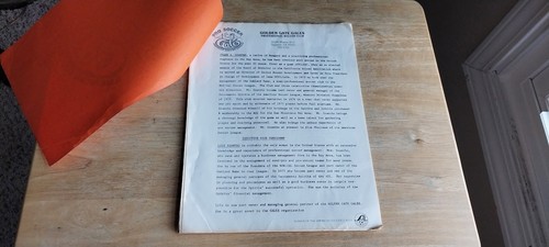 Golden Gate Gales Press Packet ASL American Soccer League 1980 - Bild 2 von 15