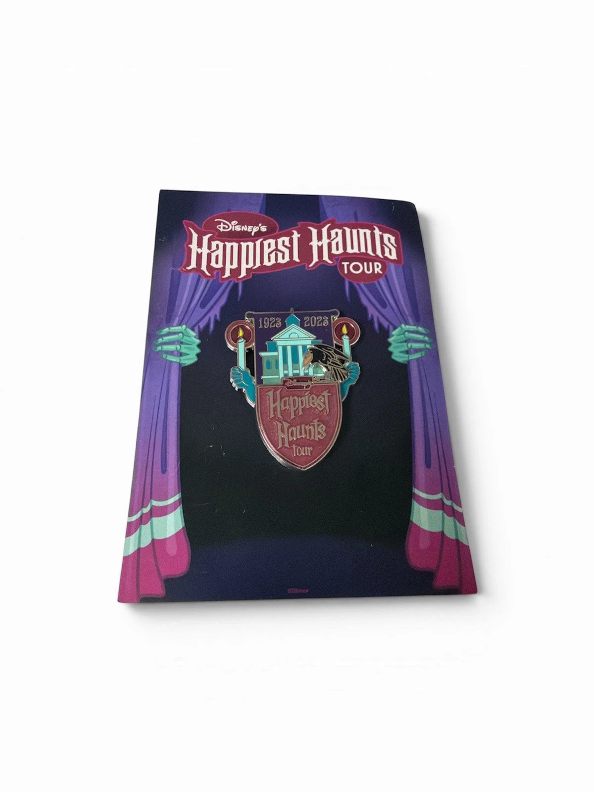 Disneyland Happiest Haunts Tour pin 1923 To 2023 Haunted Mansion RARE NEW
