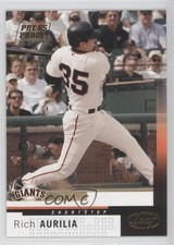 2004 Leaf Press Proof Gold 10/25 Rich Aurilia #200 4p7