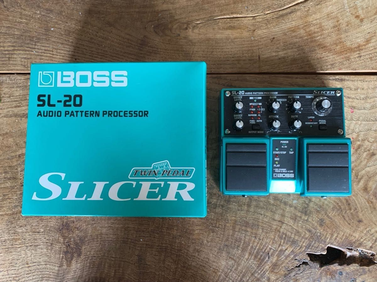 Pédale d'effet BOSS SL-20 Twin Pedal Slicer pour guitare 0002