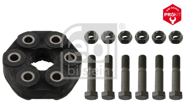 4x ✅Fits FEBI 43469 FLEXIBLE COUPLING KIT FOR PROPSHAFT  ⭐UK Seller⭐