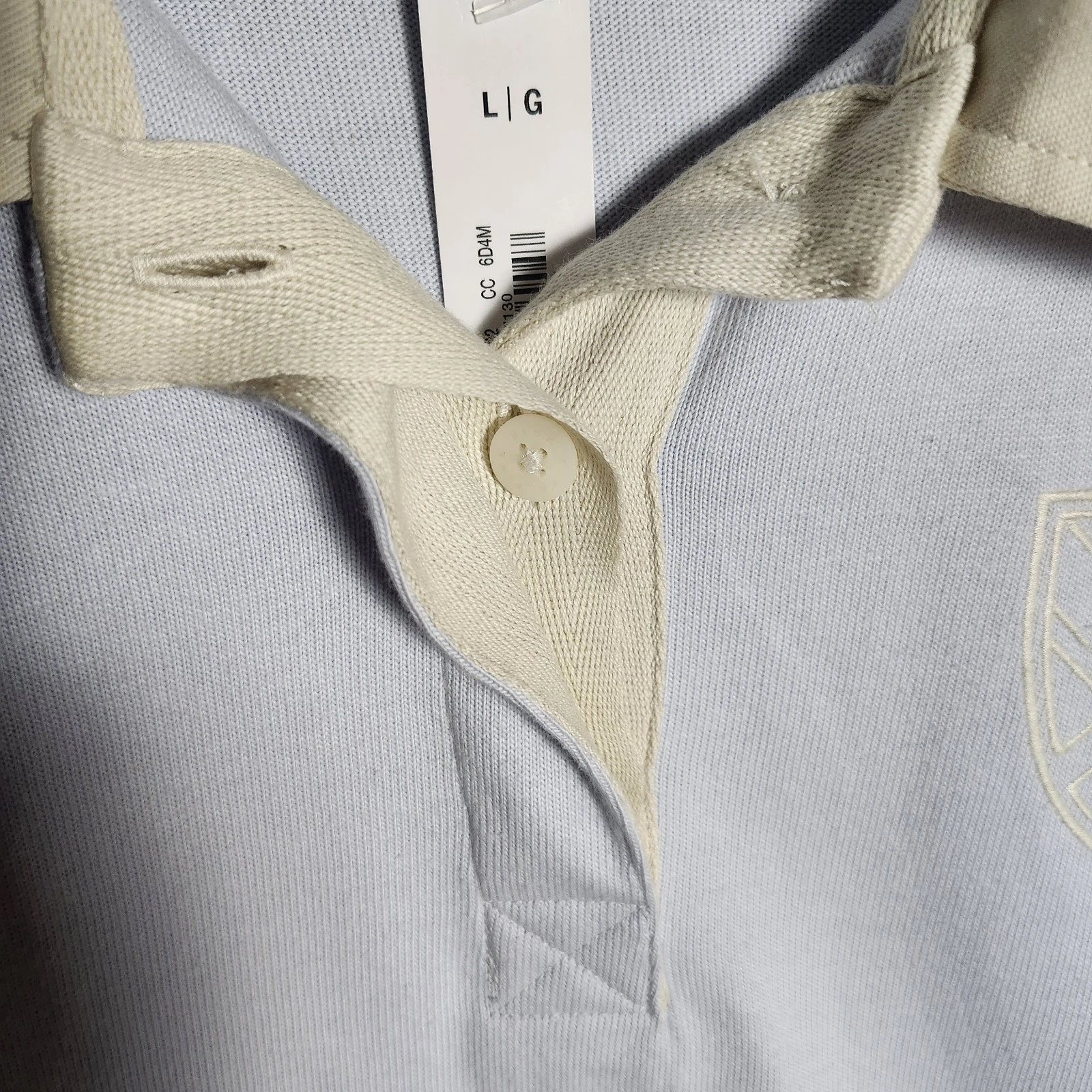 UNDERCOVER Abito Polo Rugby L Victoria Secret ROSA Azzurro Chiaro