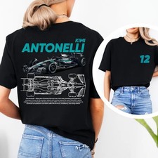 Kimi Antonelli 12 Racing Unisex T-Shirt   Racing For Fan Tee