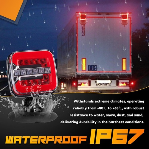 Wireless Trailer Lights Magnetic - Adjustable Tow Light with 2... - Bild 7 von 8