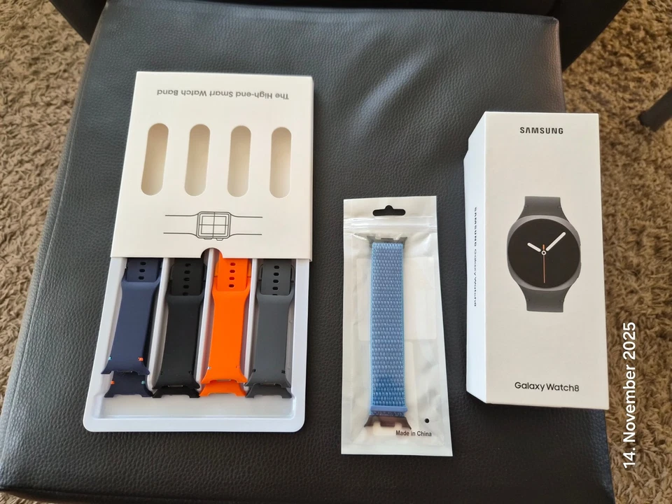 Samsung Galaxy Watch8 L330 44 mm Bluetooth Smartwatch graphit AMOLED-Display - Bild 3 von 4