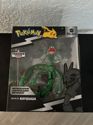 Rayquaza Pokemon Select Super Articulated Action Figure Trainer Team Series