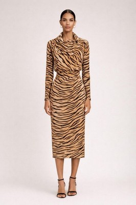 halia pleated midi dress Delilah Pleated Midi Dress