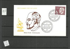 GS #38 - FDC Robert Koch 27.05.1960 MiNr 191 DBP Berlin