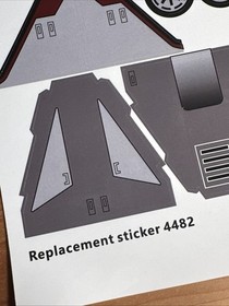 New Lego 4482 AT-TE Unbranded Replacement Sticker Pack - Reputable Seller!