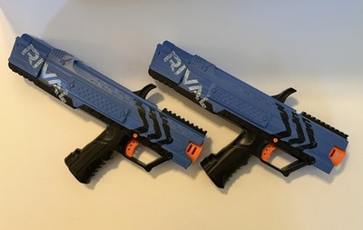 Nerf Rival Apollo XV-700 Blaster Lot Of 2 Blue - TESTED WORKING