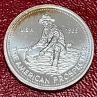 RARE! 1985 ENGELHARD 1/4 oz .999 SILVER PROSPECTOR ROUND