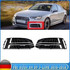 Nebelscheinwerfer Blende Lüftungsgitter für AUDI A4 B9 S-LINE 2016-2018 Gitter