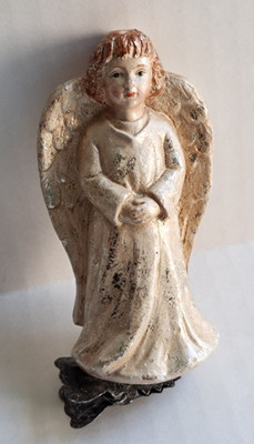 Ragon House Angel Primitive Old World Ornament Christmas Clip On Tree RARE Retro
