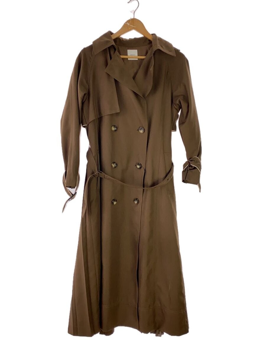 Ameri 19Ss/Back Pleated Trench Coat/Trench Coat/P… - image 1