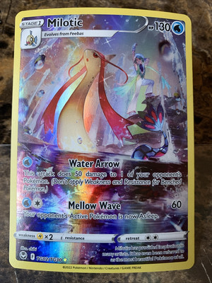 Pokemon TCG Silver Tempest Milotic Full Alt Art Trainer Gallery TG02/TG30 UR