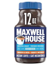 Maxwell House Original Medium Roast Instant Coffee 12 oz Jar