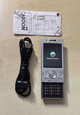 Sony Ericsson W705 Garantie Komplett Händler Silber Handy Accu Neu Top Zustand