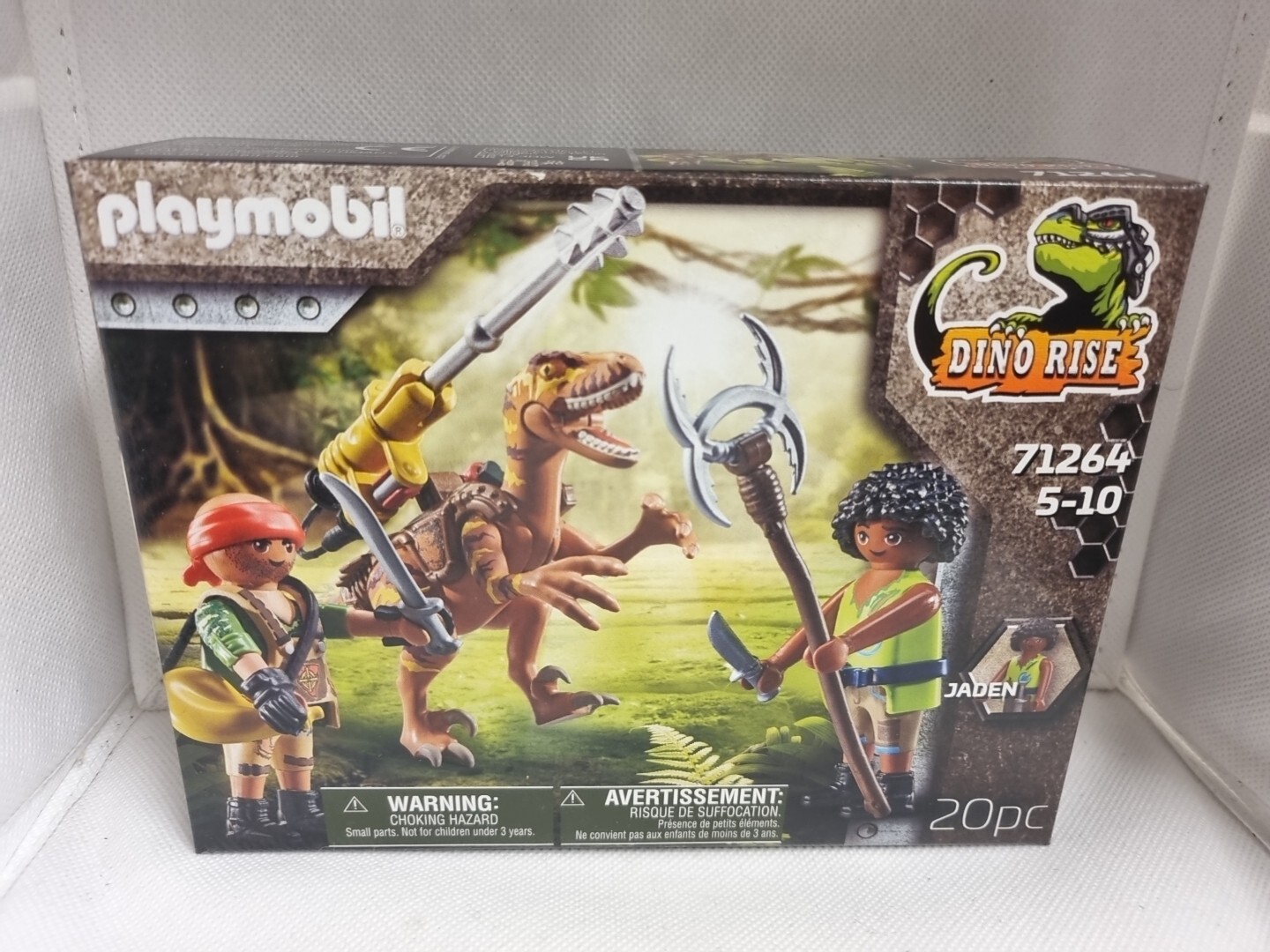 Playmobil Set 71264 Dino Rise Deinonychus With Cannon Dinosaurs Raptor New