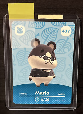 Marlou marlo 437 carte amiibo officiel animal crossing serie 5