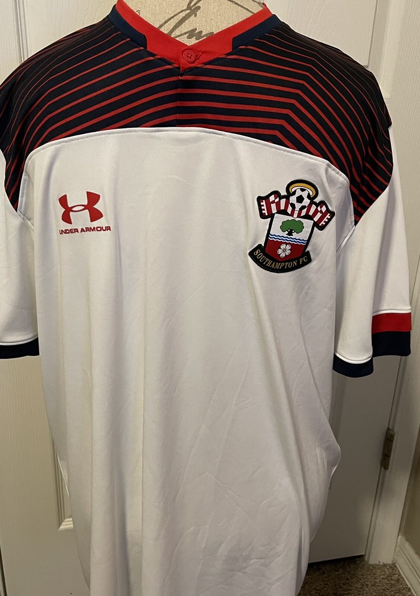 Southampton FC Under Armour シャツ M South Hampton FC Futbol Club Soccer Jersey WHITE Under Armour Mens