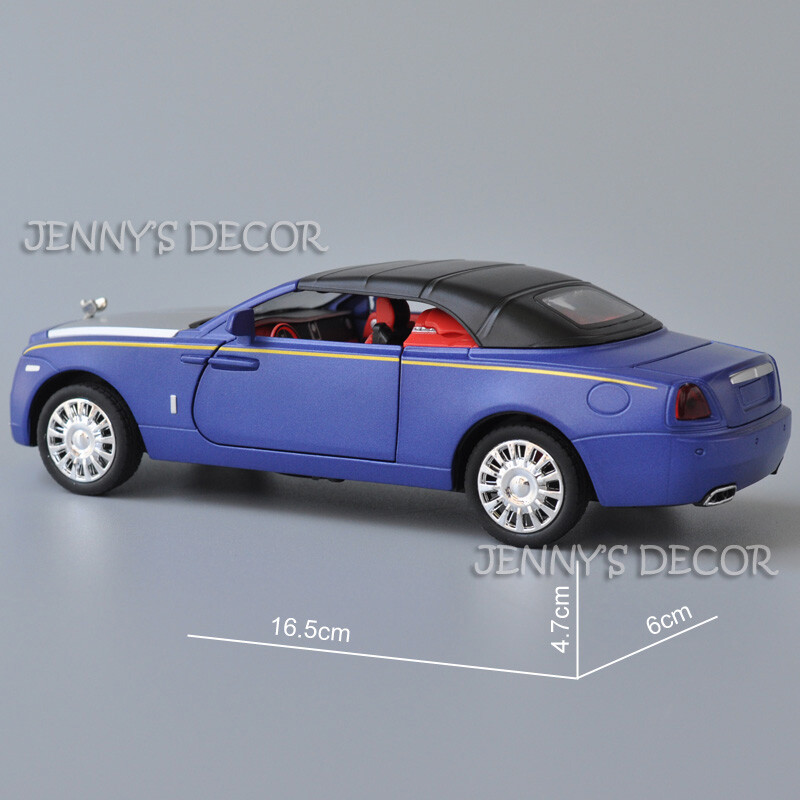 1:32 Scale Diecast Metal Model Car Toys Rolls-Royce Dawn Pull Back