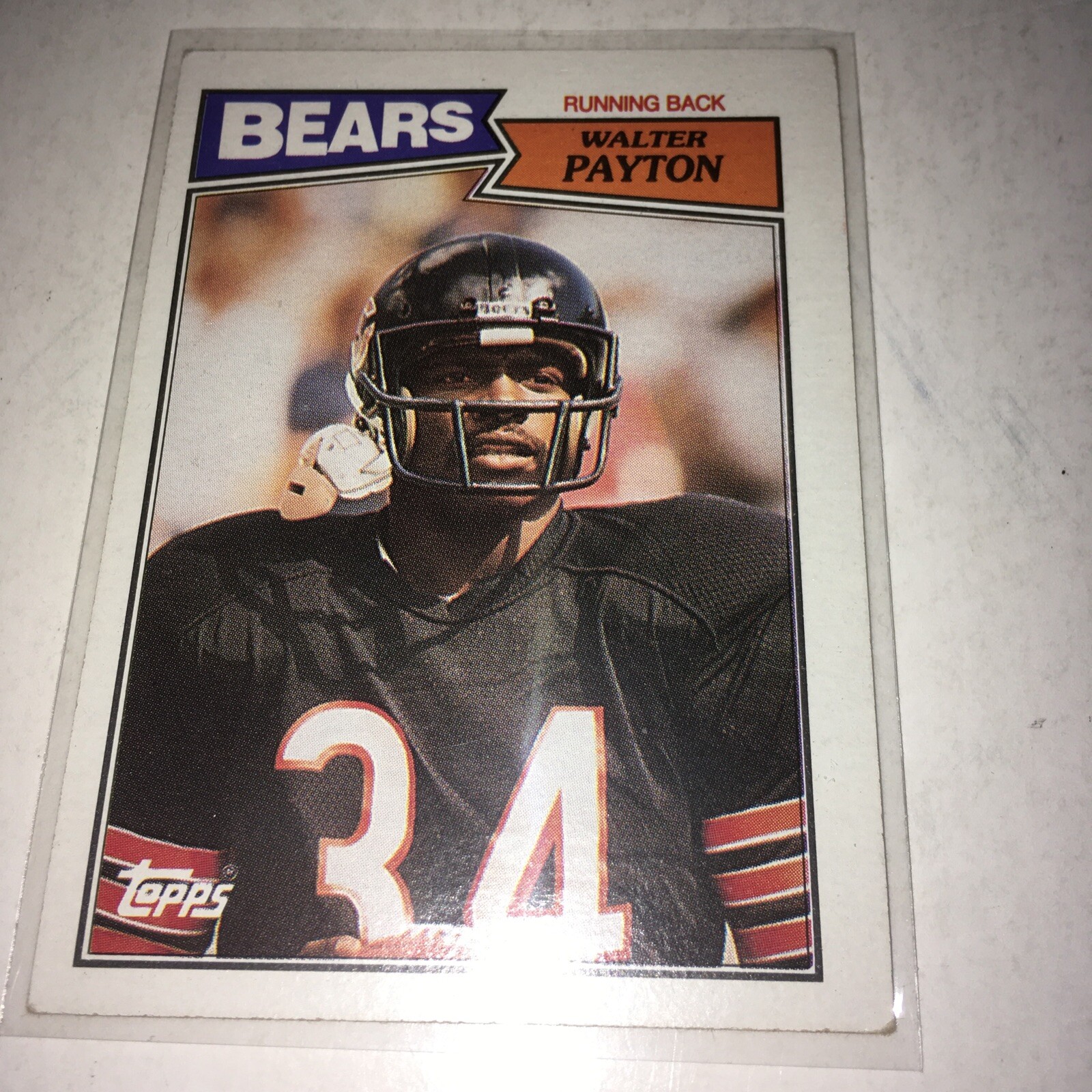 1987 Topps WALTER PAYTON #46 HOF NM