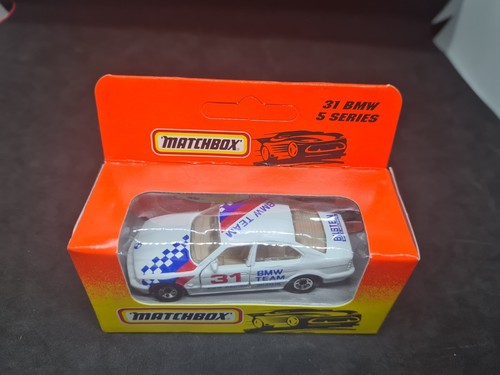 New Sealed 1993 Matchbox Superfast # 31 Bmw 5 series Vintage Diecast Car Model - Bild 3 von 7