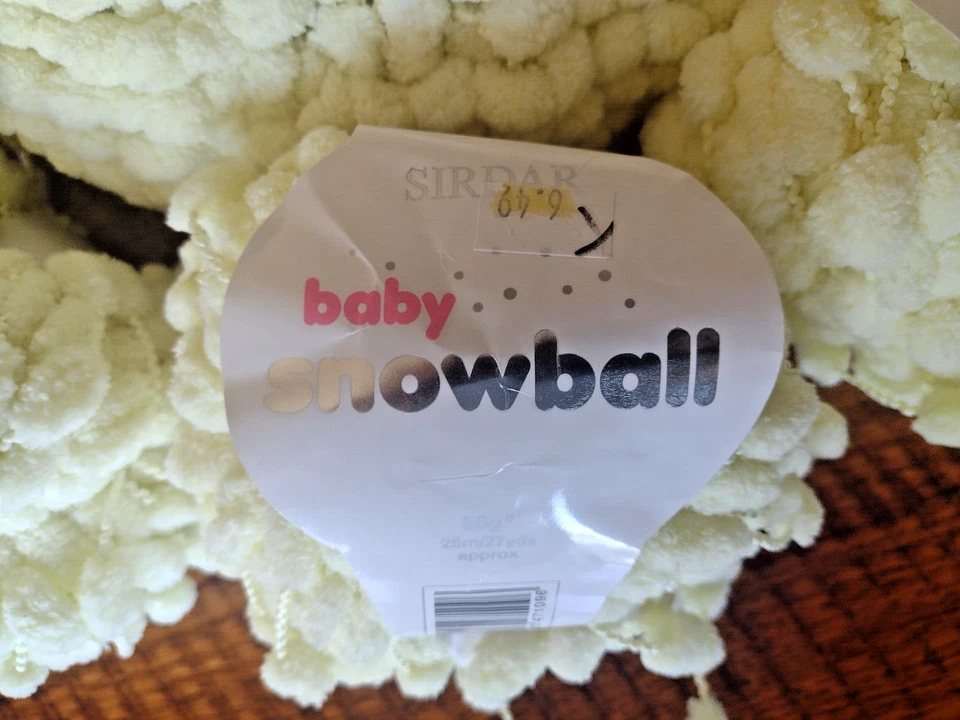 Lote de 5 hilos amarillos para bolas de nieve para bebé y almohadas amarillas para bebé a juego Foto 2 de 4