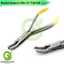 Orthodontic Bracket Remover Plier TC Curved Dental Braces Removal Surgical Plier