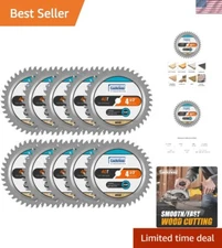 10-Pack 4-1/2 Inch 40T Circular Saw Blades - Tungsten Carbide Precision Cutting