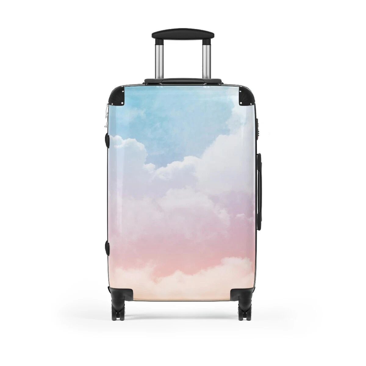 Pastel clouds unique luggage never lose your bag again Suitcase