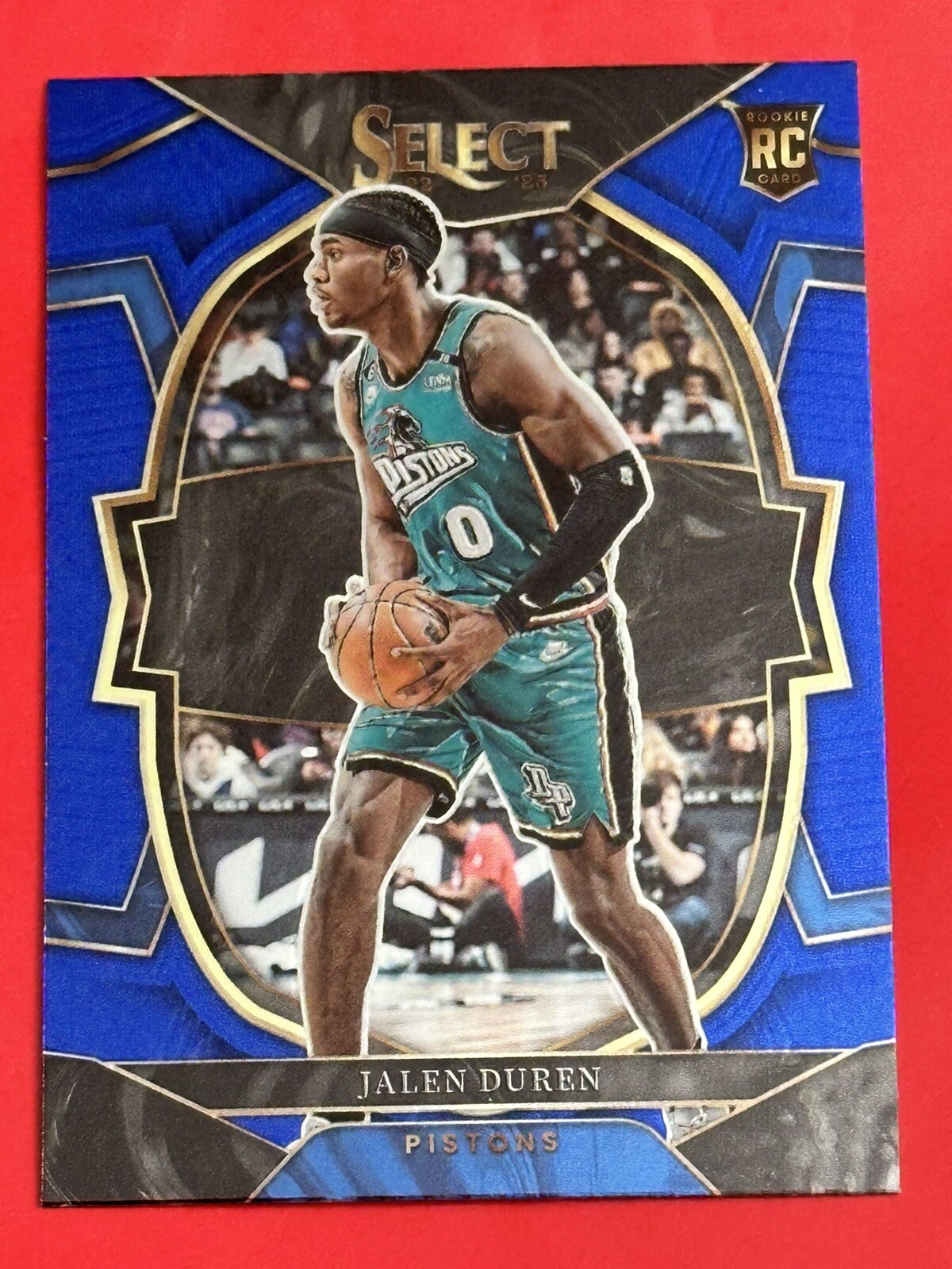 2022-23 Select Jalen Duren Blue Prizm Concourse Rookie RC #98 Pistons