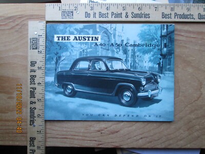 austin a40 - a50 cambridge Sales Brochure 