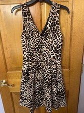 Vince camuto Sleeveless leopard dress Size 8 NWT Originally $108 Free Shipping