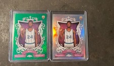(2) Topps Chrome Brandon Miller #RR-27  Roundball Royalty Green + Base RC