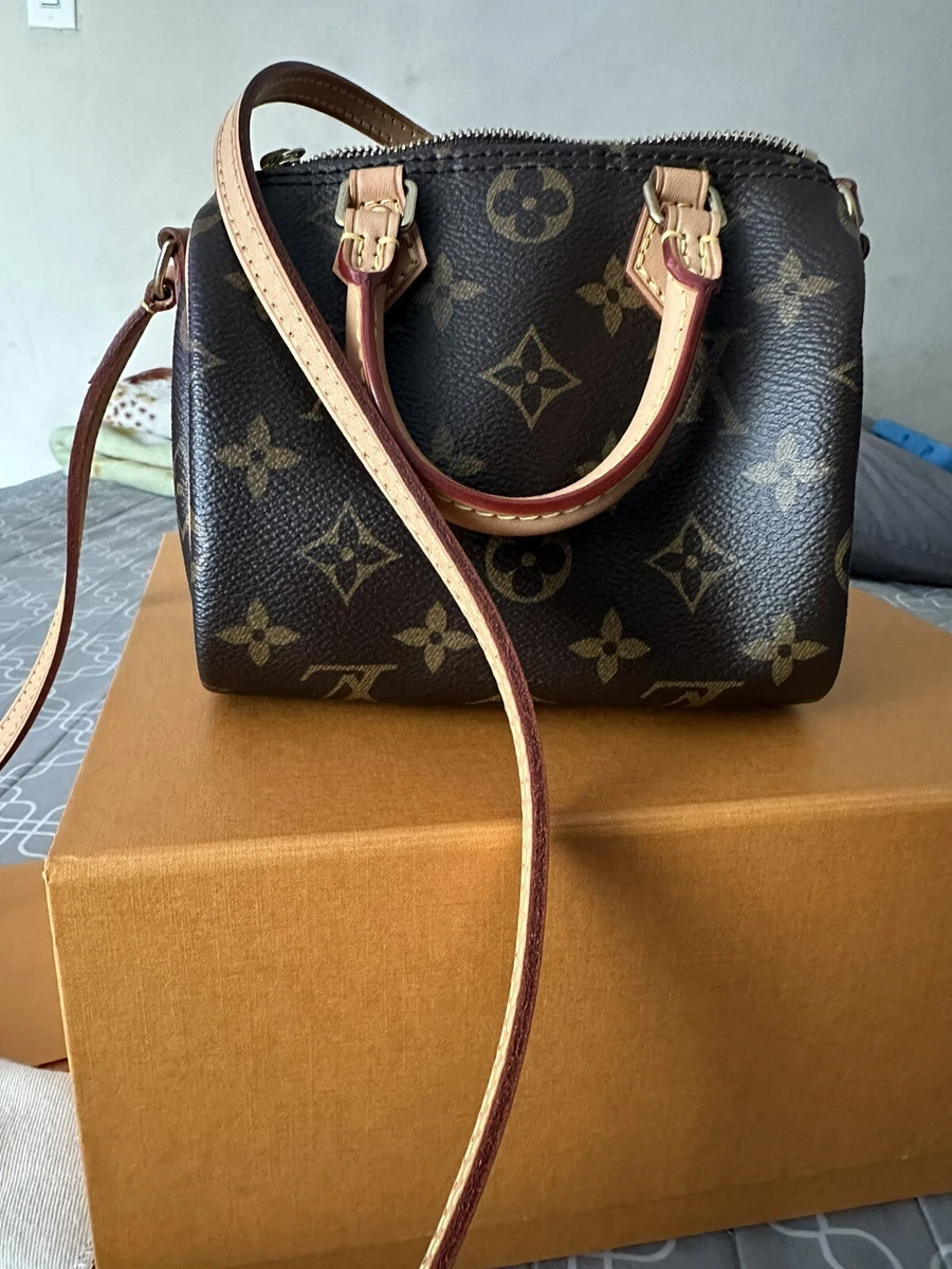 Louis Vuitton Monogram Nano Speedy Bandouliere Crossbody 35lv31s –  Bagriculture